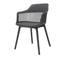 Cadeira Polipropileno Marcela Cinza Sala Cozinha Jantar