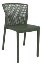 Cadeira Polipropileno Verde Alecrim 79,8x47 Cm I'm In Home Cadeira Polipropileno Verde Alecrim 79,8x47 Cm I'm In Home