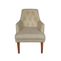 Cadeira Poltrona Decorativa Paris Sala de Jantar Recepção Retro com Braça Suede Bege Lar Móveis e Decoração Cadeira Poltrona Decorativa Paris Sala de Jantar Recepção Retro com Braça Suede Bege Lar Móveis e Decoração