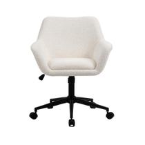 Cadeira Poltrona Giratória Pelegrin PEL-2001 Tecido Branca
