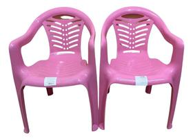 Cadeira Poltrona Infantil Baby Rosa 02 Und Plasnorthon