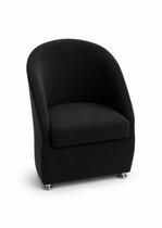 Cadeira Poltrona Lua Arredondada tila suede Para Sala, Escritório, Jantar e Penteadeira COR PRETA Cadeira Poltrona Lua Arredondada tila suede Para Sala, Escritório, Jantar e Penteadeira COR PRETA