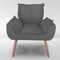 Cadeira Poltrona Opala Para Sala Opala Recepção Quarto Confortável Reforçada Premium Cadeira Poltrona Opala Para Sala Opala Recepção Quarto Confortável Reforçada Premium