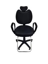 Cadeira Poltrona Para Salão Cabeleireiro Salão Beleza Preto