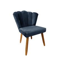 Cadeira Poltrona Petala Suede Para Sala de Jantar Cadeira Poltrona Petala Suede Para Sala de Jantar