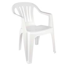 Cadeira Poltrona Plástica Mor Branca