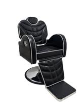 Cadeira Poltrona Reclinável De Barbeiro Com Base - BM MOVEIS