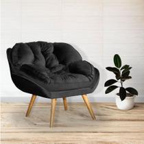 Cadeira Poltrona Sala Decor Flórida Veludo Luxo Reforçada Cadeira Poltrona Sala Decor Flórida Veludo Luxo Reforçada