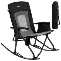 Cadeira PORTAL dobrável e reclinável oversized com encosto em tela de 29"