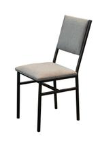 Cadeira Portugal estilo industrial GDecor - estofada chumbo - Gonçalves Decor