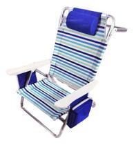 Cadeira Praia Reclina Ate 5 Posicoes Bolsa Encosto Aluminio Cadeira Praia Reclina Ate 5 Posicoes Bolsa Encosto Aluminio