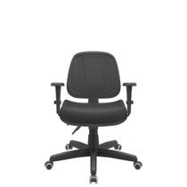 Cadeira premium executiva blackplax plus base standard diretor braço 3d/1d