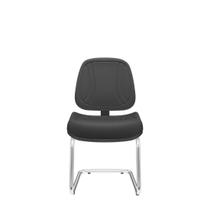 Cadeira premium executiva com aproximação em s com costura sem braço Cadeira premium executiva com aproximação em s com costura sem braço