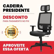 Cadeira Presidente Brizza Original PlaxMetal