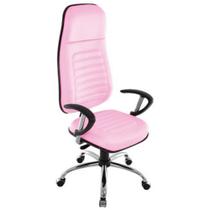 Cadeira Presidente com Espaldar Alto Linha Blenda Rosa Cadeira Presidente com Espaldar Alto Linha Blenda Rosa