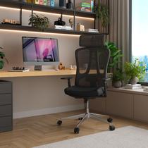 Cadeira Presidente Escritório Ergonômica Gogo Chair GO-350 - Preta Cadeira Presidente Escritório Ergonômica Gogo Chair GO-350 - Preta