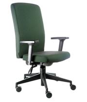 Cadeira Presidente Espaldar alto Linha Alpha Verde Cadeira Presidente Espaldar alto Linha Alpha Verde