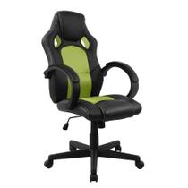 Cadeira Presidente Gamer PLG-3002 - Cor: Verde/preto