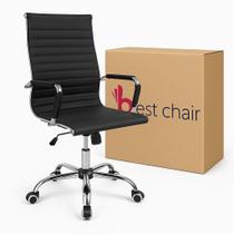 Cadeira Presidente Giratória Esteirinha Charles Eames Best Chair