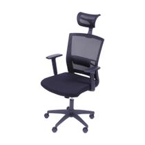 Cadeira Presidente Giratória Premium Preta - OR-3317 - OR Design