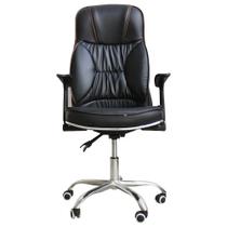 Cadeira Presidente Luxo Material Sintético Giratória Importway