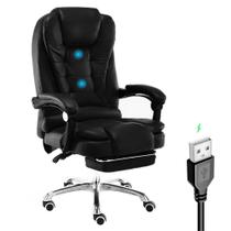 Cadeira Presidente NSX Apoio Aos Pés 2 Pontos De Massagem