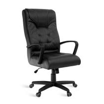 Cadeira Presidente para Escritório Linha Brescia Preto
