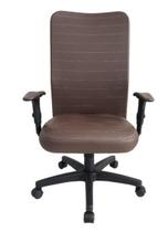 Cadeira Presidente para Escritório Linha Calábria Marrom