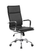 Cadeira Presidente Pelegrin em Couro PU PEL-8003H Preta Design Charles Eames Cadeira Presidente Pelegrin em Couro PU PEL-8003H Preta Design Charles Eames