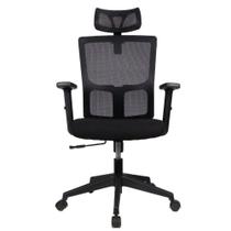 Cadeira Presidente Pelegrin PEL-2180 Tela Mesh Preta Cadeira Presidente Pelegrin PEL-2180 Tela Mesh Preta