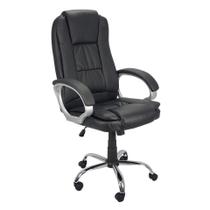 Cadeira Presidente Poltrona Escritório Giratória Couro Braço - Magazine Roma Cadeira Presidente Poltrona Escritório Giratória Couro Braço - Magazine Roma