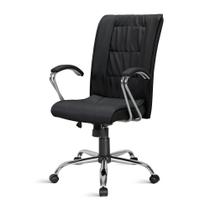 Cadeira Presidente Siena Giratória CR Relax 2333 Com Braços 5269 Preta Cadeira Presidente Siena Giratória CR Relax 2333 Com Braços 5269 Preta