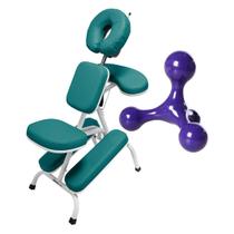 Cadeira Quick Massage Legno Portátil Dobrável Shiatsu, Com Massageador 3 Esferas