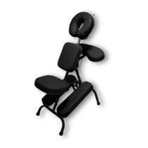 Cadeira Quick Massage Leve Portátil Dobrável Shiatsu - Preta