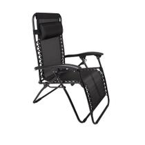 Cadeira Reclinável 21 Posições Preta Mor