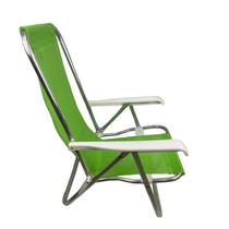 Cadeira Reclinável 4 Posições Alumínio Sannet Bel - Verde