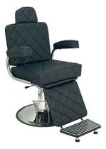Cadeira Reclinável Barbeiro E Salão Hidráulico Redondo Cor Preto acetinado Cadeira Reclinável Barbeiro E Salão Hidráulico Redondo Cor Preto acetinado