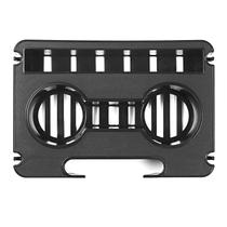 Cadeira reclinável Evron Zero Gravity preta com copo e bandeja