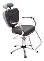 Cadeira Reclinável Hidráulica Top Preta - Dompel