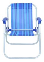 Cadeira Reclinável Infantil Em Alumínio Bel Fix Azul 025302