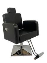 Cadeira Reclinável Lisa Hidráulica Quadrado Para Salão Preto IT Cadeira Reclinável Lisa Hidráulica Quadrado Para Salão Preto IT