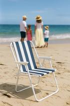 Cadeira Reclinável Praia Alumínio 4 Posições Belfix (Sortido Colorida)