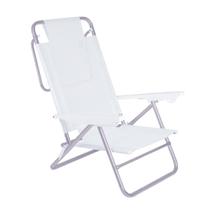 Cadeira Reclinável Summer 6 Posições Alumínio Praia Camping - Mor