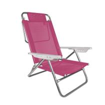 Cadeira Reclinável Summer 6 Posições Alumínio Praia Camping - Mor
