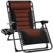 Cadeira Reclinável Zero Gravity XL Acolchoada Outdoor Best Choice