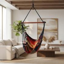 Cadeira Rede Balanço Suspensa S/ Almofada colorida