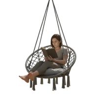 Cadeira Rede Balanço Suspenso Algodao Almofada Confortavel Relaxante Descanso Varanda Quintal Jardim Terraço Sacada Cadeira Rede Balanço Suspenso Algodao Almofada Confortavel Relaxante Descanso Varanda Quintal Jardim Terraço Sacada