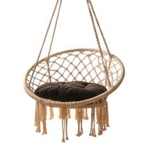 Cadeira Rede Balanço Suspenso Almofada Varanda Jardim Quintal Confortavel Area Lazer Casa Terraço Sacada Cadeira Rede Balanço Suspenso Almofada Varanda Jardim Quintal Confortavel Area Lazer Casa Terraço Sacada