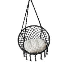 Cadeira Rede Suspensa Balanço Almofada Confortavel Sacada Varanda Jardim Quintal Casa Area Lazer Decoraçao Cadeira Rede Suspensa Balanço Almofada Confortavel Sacada Varanda Jardim Quintal Casa Area Lazer Decoraçao