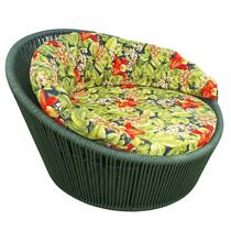 Cadeira Redonda Grande Chase Corda Náutica Sala Varanda Cadeira Redonda Grande Chase Corda Náutica Sala Varanda